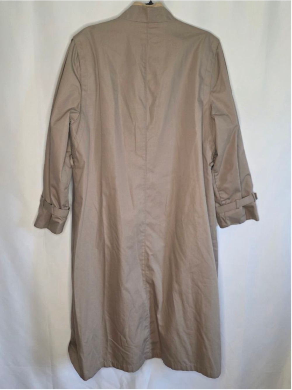 London Fog Beige Trench Coat Size 16 - Picture 4 of 7